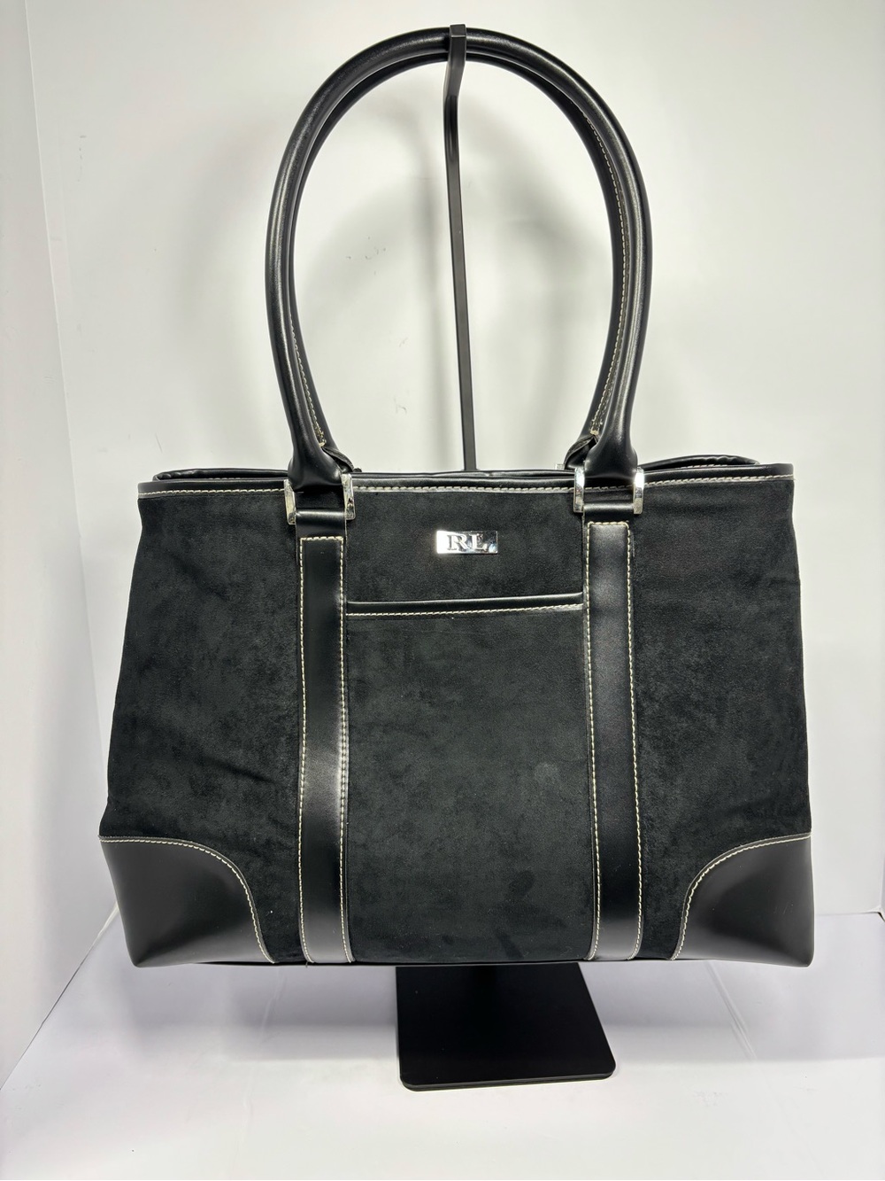 ✨Ralph Lauren Black Tote Bag - Picture 2 of 15